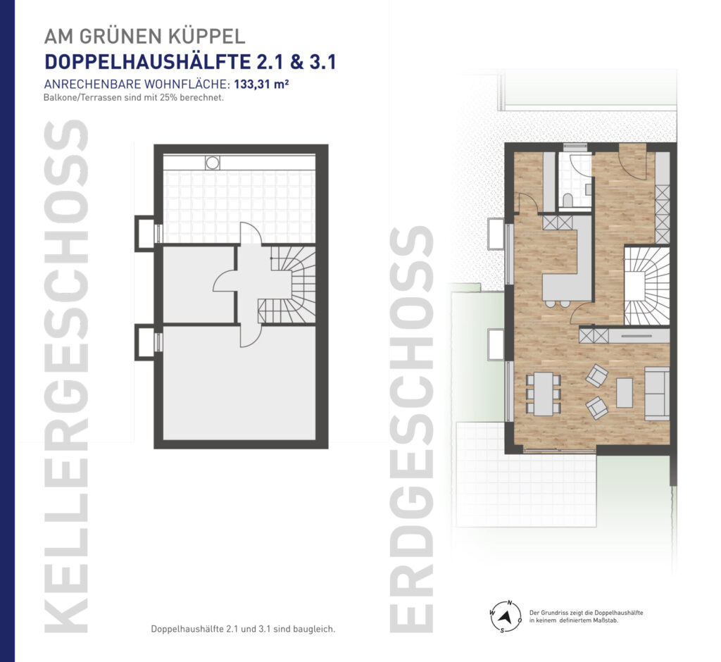 DOPPELHAUSHÄLFTE 2.1 & 3.1